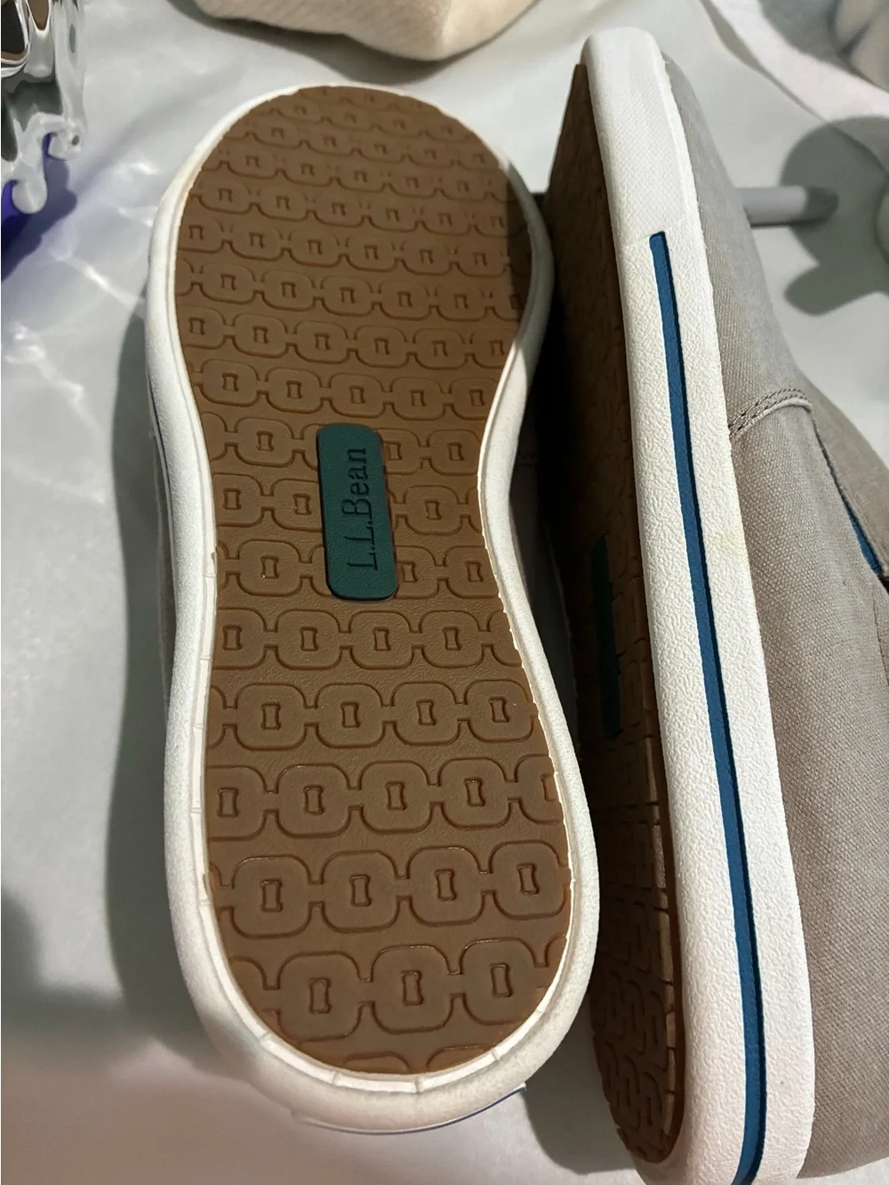 LL Bean Lightweight Slip-On Sneakers. NWOT. Woman’s Size 8.